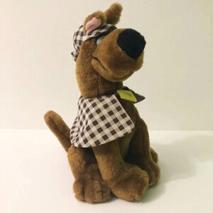 Cartoon Network Scooby Doo Dog Detective Hat  Cape 11 Inch Stuffed Animal Plush